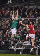12 November 2016; Keith Earls of Ireland in action against DTH van der Merwe of Canada during the Autumn International match between Ireland and Canada at the Aviva Stadium in Dublin. Photo by Ramsey Cardy/Sportsfile