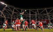 12 November 2016; Peter O'Mahony of Ireland wins possession in a lineout during the Autumn International match between Ireland and Canada at the Aviva Stadium in Dublin. Photo by Ramsey Cardy/Sportsfile
