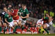 12 November 2016; Garry Ringrose of Ireland breaks through the Canada defence during the Autumn International match between Ireland and Canada at the Aviva Stadium in Dublin. Photo by Ramsey Cardy/Sportsfile