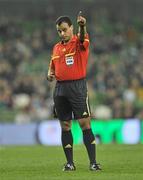 29 March 2011; Referee Said Ennjimi. International Friendly, Republic of Ireland v Uruguay, Aviva Stadium, Lansdowne Road, Dublin. Picture credit: David Maher / SPORTSFILE