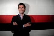 31 March 2011; Keith Gillespie after a press conference where he was announced as Longford Town's new signing. Flancare Park, Longford. Picture credit: Brian Lawless / SPORTSFILE