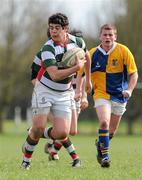 31 March 2011; Jake Jacobson, St. Columba's. Senior Shield Section 'A' Final, CBS Naas v St. Columba's, North Kildare RFC, Kilcock, Co. Kildare. Picture credit: Barry Cregg / SPORTSFILE