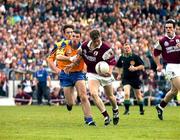 2 August 1998; Michael Donnellan of Galway in action against Clifford McDonald of Roscommon during the Bank of Ireland Connacht Senior Football Championship Final Replay match between Roscommon and Galway at Dr Hyde Park in Roscommon. Photo by Brendan Moran/Sportsfile