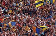 6 July 1997; Clare supporters during the Guinness Munster Senior Hurling Championship Final match between Clare and Tipperary at Páirc Uí Chaoimh in Cork. Photo by Ray McManus/Sportsfile