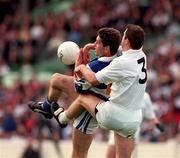 19 July 1998; Ronan Quinn of Kildare in action against David Sweeney of Laois during the Bank of Ireland Leinster Senior Football Championship Semi-Final at Croke Park in Dublin. Photo by Brendan Moran/Sportsfile