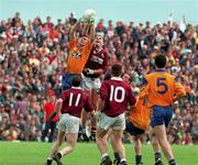 19 July 1998; Gerry Keane of Roscommon in action against Kevin Walsh of Galway during the Bank of Ireland Connacht Senior Football Championship Final between Galway and Roscommon at Tuam Stadium in Tuam, Galway. Photo by Damien Eagers/Sportsfile