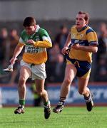 5 November 1995; Declan Pilkington of Offaly during the Church & General National Hurling League Division 1 match between Offaly and Clare at St Brendan's Park in Birr, Offaly. Photo by Ray McManus/Sportsfile