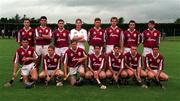 12 July 1997; The Galway team prior to the Guinness Connacht Senior Hurling Championship Final match between Roscommon and Galway at Athleague in Roscommon. Photo by Ray McManus/Sportsfile