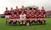 19 July 1998; The Galway team prior to the Bank of Ireland Connacht Senior Football Championship Final between Galway and Roscommon at Tuam Stadium in Tuam, Galway. Photo by Damien Eagers/Sportsfile