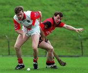 21 June 1998; John O'Dwyer of Derry during the Guinness Ulster Senior Hurling Championship Semi-Final match between Derry and Down at Casement Park in Belfast, Antrim. Photo by Damien Eagers/Sportsfile