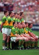 29 September 1997; The Kerry players pose for their team photograph prior to the Bank of Ireland All-Ireland Senior Football Championship Final match between Kerry and Mayo at Croke Park in Dublin. Photo by Brendan Moran/Sportsfile