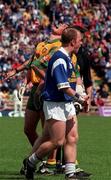 21 June, 1998; Donegal's Martin Cole reacts after being sent off by referee Martin McBrien during the Bank of Ireland Ulster Senior Football Championship Semi-Final match between Cavan and Donegal at St Tiernach's Park in Clones, Monaghan. Photo by Ray Lohan/Sportsfile