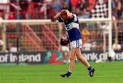 19 July 1998; Michael Lawlor of Laois reacts after being sent off during the Bank of Ireland Leinster Senior Football Championship Semi-Final at Croke Park in Dublin. Photo by Brendan Moran/Sportsfile