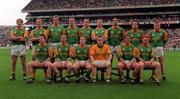 2 August 1998; The Meath team prior to the Bank of Ireland Leinster Senior Football Championship Final match between Kildare and Meath at Croke Park in Dublin. Photo by Damien Eagers/Sportsfile