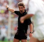 21 June 1998; Referee Mick Curley during the Bank of Ireland Leinster Senior Football Championship Quarter-Final Replay match between Kildare and Dublin at Croke Park in Dublin. Photo by David Maher/Sportsfile