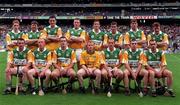 5 July 1998; The Offaly team team prior to the Guinness Leinster Senior Hurling Championship Final match between Kilkenny and Offaly at Croke Park in Dublin. Photo by Ray Lohan/Sportsfile