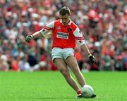 28 June 1998; Patrick McKeever of Armagh during the Bank of Ireland Ulster Senior Football Championship Semi-Final match between Armagh and Derry at St Tiernach's Park in Clones, Monaghan. Photo by David Maher/Sportsfile
