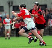 21 June 1998; Paul McCoy of Derry during the Guinness Ulster Senior Hurling Championship Semi-Final match between Derry and Down at Casement Park in Belfast, Antrim. Photo by Damien Eagers/Sportsfile