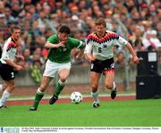 29 May 1994. Andy Townsend, Ireland, in action against Germany. Friendly International, Rep of Ireland v Germany, Stuttgart, Germany. Picture Credit: Ray McManus/SPORTSFILE.