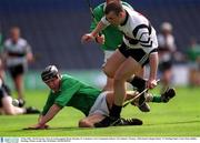 5 May 2001; David Greene, Gort, in action against Brian Murphy, St. Colemans. Gort Community School v St Colman's, Fermoy, All-Ireland Colleges Senior 'A' Hurling Final, Croke Park, Dublin. Hurling. Picture credit; Ray McManus / SPORTSFILE