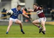 13 November 2016; David Windsor of St Lomans in action against James McGivney of St Columbas during the AIB Leinster GAA Football Senior Club Championship quarter-final game between St Columbas and St Lomans at Glennon Brothers Parse Park in Longford. Photo by Sam Barnes/Sportsfile