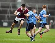 13 November 2016; Christopher McKaigue of Slaughtneil in action against Emmett McFadden of Killyclogher during the AIB Ulster GAA Football Senior Club Championship semi-final game between Killyclogher and Slaughtneil at Athletic grounds in Armagh. Photo by Oliver McVeigh/Sportsfile