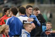 13 November 2016; St Vincents' captain Diarmuid Connolly celebrates with Brendan Egan after the AIB Leinster GAA Football Senior Club Championship quarter-final game between Palatine and St Vincents at Netwatch Cullen Park in Carlow. Photo by Daire Brennan/Sportsfile