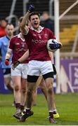 13 November 2016; Christopher McKaigue of Slaughtneil celebrates at the final whistle in the AIB Ulster GAA Football Senior Club Championship semi-final game between Killyclogher and Slaughtneil at Athletic grounds in Armagh. Photo by Oliver McVeigh/Sportsfile