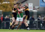 13 November 2016; Noel McGrath of Loughmore Castleiney in action against Kieran O'Leary and Daithi Casey of Dr Crokes during the AIB Munster GAA Football Senior Club Championship semi-final game between Dr. Crokes and Loughmore - Castleiney in Killarney Co Kerry. Photo by Diarmuid Greene/Sportsfile