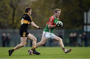 13 November 2016; Noel McGrath of Loughmore Castleiney in action against Gavin White of Dr Crokes during the AIB Munster GAA Football Senior Club Championship semi-final game between Dr. Crokes and Loughmore - Castleiney in Killarney Co Kerry. Photo by Diarmuid Greene/Sportsfile