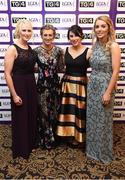 12 November 2016; In attendance at the TG4 Ladies Football All Stars awards in Citywest Hotel in Dublin are Waterford players, from left, Aileen Wall, Mairéad Wall, Linda Wall and Maria Delahunty.  Photo by Cody Glenn/Sportsfile
