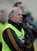 26 March 2011; The Kilkenny manager Dick Mullins watches the last few minutes of the game. Allianz Football League, Division 4, Round 7, Kilkenny v Fermanagh, Conahy Shamrocks GAA Club, Jenkinstown, Co. Kilkenny. Picture credit: Ray McManus / SPORTSFILE