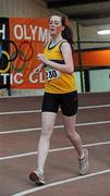 2 April 2011; Claudia Loughnane, Marian, Co. Clare, in action during the U-18 Girl's 1500m walk during the Woodie’s DIY Juvenile Indoor Championships. Nenagh Indoor Stadium, Nenagh, Co. Tipperary. Picture credit: Barry Cregg / SPORTSFILE