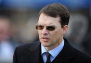3 April 2011; Trainer Aidan O'Brien, who sent out Sing Softly to win the Anne Brewster Memorial Loughbrown Stakes. Horse Racing, Curragh Racecourse, Curragh, Co. Kildare. Picture credit: Barry Cregg / SPORTSFILE