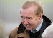 3 April 2011; Trainer Dermot Weld in the parade ring during the days races. Horse Racing, Curragh Racecourse, Curragh, Co. Kildare. Picture credit: Barry Cregg / SPORTSFILE