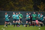 14 November 2016; The Ireland team during squad training at Carton House in Maynooth, Co. Kildare. Photo by Ramsey Cardy/Sportsfile