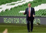 15 November 2016; In attendance at the official launch of Ireland's bid for the 2023 Rugby World Cup at the Aviva Stadium in Lansdowne Road, Dublin is An Taoiseach Enda Kenny T.D.. Photo by Ramsey Cardy/Sportsfile