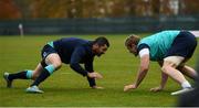 14 November 2016; Rob Kearney, left, and Jamie Heaslip of Ireland during squad training at Carton House in Maynooth, Co. Kildare. Photo by Ramsey Cardy/Sportsfile