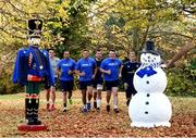 16 November 2016; Leinster players, from left, Tom Daly, Isa Nacewa, Adam Byrne, Dominic Ryan, Peter Dooley and Noel Reid were on hand in Leinster Rugby HQ to launch the Aware Christmas Run which takes place on Saturday, December 10th in the Phoenix Park. Registration for the event is at aware.ie and Aware hope to raise €60,000 to help them provide support, education and information services around depression and bipolar disorder. Leinster HQ, UCD Belfield, Dublin. Photo by Stephen McCarthy/Sportsfile