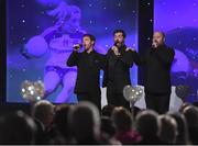 12 November 2016; The Galway Tenors perform on stage during the TG4 Ladies Football All Stars awards in Citywest Hotel in Dublin.  Photo by Brendan Moran/Sportsfile