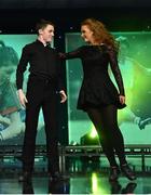 12 November 2016; The O'Shea Dancers perform on stage at the TG4 Ladies Football All Stars awards in Citywest Hotel in Dublin.  Photo by Brendan Moran/Sportsfile