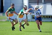 3 April 2011; Stephen Molumphy, Waterford, in action against Conor Mahon, Offaly. Allianz Hurling League Division 1 Round 6, Offaly v Waterford, O'Connor Park, Tullamore, Co. Offaly. Picture credit: Ken Sutton / SPORTSFILE