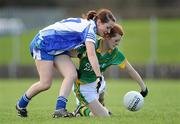 3 April 2011; Natasha Mohan, Monaghan, in action against Deirdre Foley, Donegal. Bord Gáis Energy National Football League Division One, Monaghan v Donegal, St Mellans Park, Truagh, Co. Monaghan. Picture credit: Brendan Moran / SPORTSFILE