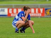 9 August 2008; Anna Moore, Laois, after the final whistle. TG4 All-Ireland Ladies Senior Football Championship Qualifier , Round 2, Laois v Galway, Dromard GAA Club, Legga, Co. Longford. Picture credit: Matt Browne / SPORTSFILE