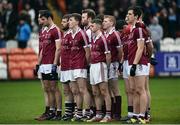 13 November 2016; The Slaughtneil team before the AIB Ulster GAA Football Senior Club Championship semi-final game between Killyclogher and Slaughtneil at Athletic grounds in Armagh. Photo by Oliver McVeigh/Sportsfile