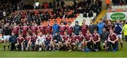 13 November 2016; The Slaughtneil squad before the AIB Ulster GAA Football Senior Club Championship semi-final game between Killyclogher and Slaughtneil at Athletic grounds in Armagh. Photo by Oliver McVeigh/Sportsfile