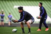 18 November 2016; Ardie Savea of New Zealand during the captain's run at the Aviva Stadium in Dublin. Photo by Stephen McCarthy/Sportsfile