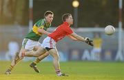 6 April 2011; Tom Clancy, Cork, in action against Alan Fitzgerald, Kerry. Cadbury Munster GAA Football Under 21 Championship Final, Cork v Kerry, Pairc Ui Rinn, Cork. Picture credit: Diarmuid Greene / SPORTSFILE