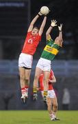 6 April 2011; Michael O'Leary, Cork, in action against James Walsh, Kerry. Cadbury Munster GAA Football Under 21 Championship Final, Cork v Kerry, Pairc Ui Rinn, Cork. Picture credit: Diarmuid Greene / SPORTSFILE
