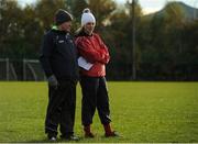 20 November 2016; Carnacon joint managers Jimmy Corbett and Beatrice Casey ahead of the LGFA All Ireland Senior Club Championship semi-final match between Foxrock Cabinteely and Carnacon at Bray Emmets in Co. Wicklow. Photo by Sam Barnes/Sportsfile